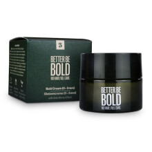 BETTER BE BOLD Nourishing bald cream (0-3 mm) with matte effect. Absorbs quickly. Fresh fragrance. Soothing skin after shaving thanks to magnolia extr