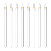 8-teiliges Set Weißer Nagelaufhellungsstift für DIY French Maniküre, Nagelaufhellungswerkzeuge (17 cm)