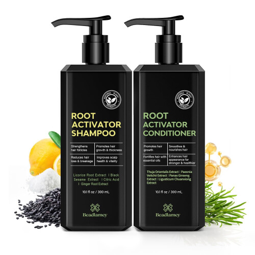 Root Activator Shampoo und Conditioner für Männer: Haarwachstums-Set gegen Haarausfall