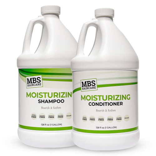 MBS Haarpflege Feuchtigkeitsshampoo & Conditioner, Gallone (Duo Pack) (1 Gal)