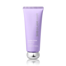 SHEGLAM HAIR On The Glow 1-Minute Revive Rich Hair Cream - 2,47 oz, Feuchtigkeitspflege, 72-Stunden Frizz-Kontrolle
