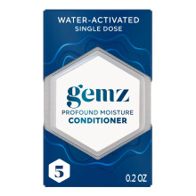 gemz Conditioner, Tiefe Feuchtigkeit, Wasseraktiviert, 5 Stück, Reisegröße