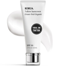 Korua Rindergelatine Sonnencreme 80ML mit Nicht Nano Zinkoxid 25%