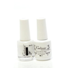 Gelixir Duo Matching Gel und Nagellack, Hergestellt in den USA. (090-Snow White)