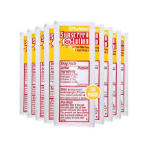 Sonnenschutzlotion, SPF30, PABA-frei, Einzelschutzpackungen (50er Pack) - Reisegröße für draußen