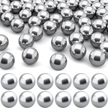 ANCIRS 100pcs 5.5mm/0.22Inch Paint Mixing Balls, 316 Stainless Steel Bearing Balls, Small Metall Ball Agitator Replacement for Shaking Stirring Ink Na