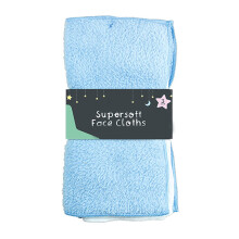 Baby Face Cloth, Pack of 3, Baby Face Towel, Microfiber Face Cleansing Cloth, Polyester Wash Cloth, Fast Drying, Extra Absorbent, 30" x30" Baby Bath