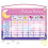 Children's Magnetic Bedtime Routine Reward Chart. Magnetic Sticker Chart. Reusable Wall Chart (Pink) 1