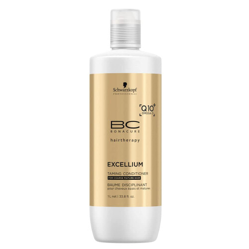 Schwarzkopf BC Bonacure EXCELLIUM Taming Conditioner mit Q10+ Omega-3, 1000ml