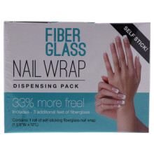 Cuccio Pro Fiberglas-Nagelwickel - Stärken, Reparieren - Cranberry - 1 1/8 X 12 Zoll