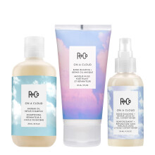 R+Co ON A CLOUD Shampoo, Masque & Baobab Oil Repair Splash-On Styler Bundle - Hydration, Strength & Repair for Damaged Hair - Vegan & Cruelty-Free Hai