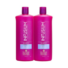 Infusium Repair and Replenish Nourishing Shampoo - Hydrating and Clarifying Shampoo for Build Up - Ceramides, Keratin, and Argan Oil - 2 pc