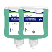 SC Johnson Professional Estesol Hand-, Haar- & Körperreiniger, 1 Liter Nachfüllpack, 2 Stück, nur für Profis