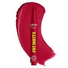 NYX PROFESSIONAL MAKEUP Fat Matte Lipstick, Pigmented, Smoothing, & Non-Drying Lip Crayon, Long Lasting Lip Makeup, Vegan & Cruelty Free - Scarlet Snu