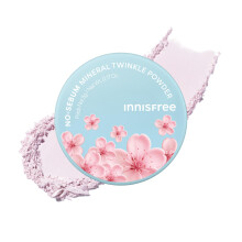 innisfree Cherry Blossom No Sebum Mineral Powder | Lichtroze Losse Poeder voor Gezicht | Korean Setting Powder voor Olie- en Glanscontrole