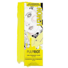 Pulp Riot Semi-Permanente Haarfarbe Lemon - Helles Gelb, Langanhaltende Farbintensität, Vegan, 4oz Tube