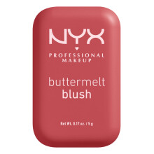 NYX Professional Makeup Buttermelt Blush - 12H Trage High Pigment Puderblush, Butta Than Coral, 0,17 oz