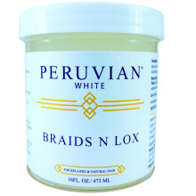 Peruanisches White Braids N Lox Gel - Glättet Kanten, Fixiert den Stil