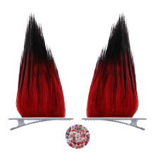 Alasto Hair Clip H. Hotel Anime Wig Clip Black Adult Fashion Costume Headwear Hair Accessories (Ears)