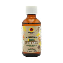 Tropic Isle Living Licht Mengsel Jamaicaans Zwarte Castorolie 2 fl oz | Voedende Olie met Vitamine E & Omega Vetzuur