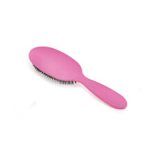 Rock & Ruddle Natural Mixed Boar Bristle Hair Brush for Women and Kids (Small 6.9") - Perfect for Wet or Dry Hair, Detangling Smoothing Blowdrying - D