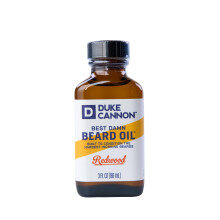 Duke Cannon Bästa Skäggolja - 3 oz - Mjukar & Styr Unruly Skägg, Minskar Frizz, Cederdoft, Långvariga Naturliga Ingredienser