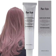 YSNSTYLE-PureStyle 3.4 fl oz(100ml) Lichtroze Haarkleurcrème, Ammoniakarm Permanente Haarkleur