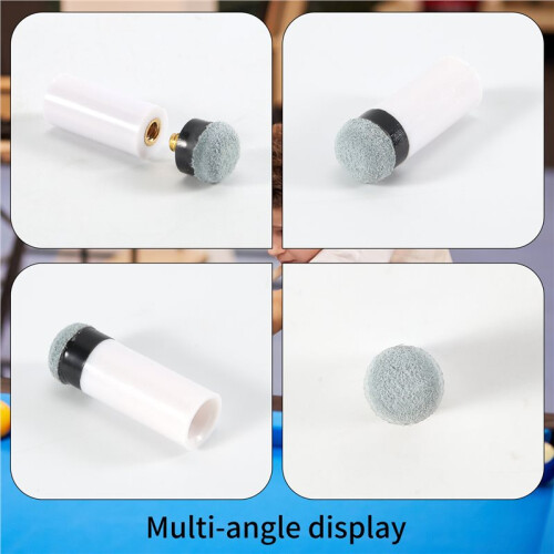 Billiard Cues Tips with Pool Cue Stick Ferrules Screw- Billiard Pool Cue Stick Tips 12mm Pool Stick Tips 2