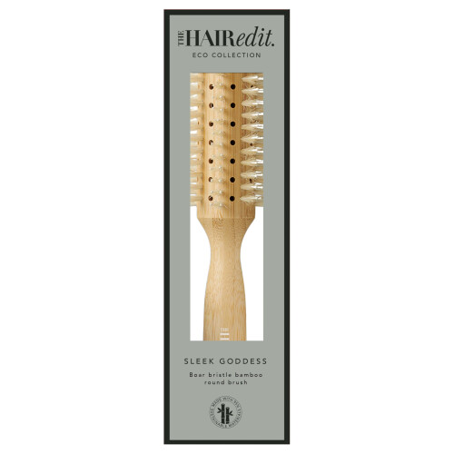 Sleek Goddess Boar Bristle Bamboo Round Brush