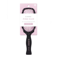 Gimme Beauty Detangling Brush - Curved Paddle Brush for Breakage-Free Detangling - Anti-Static & Frizz - Soft Glide with Ball-Tipped Bristles - Heat-R