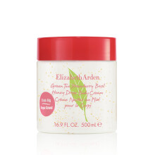 Elizabeth Arden Green Tea Strawberry Basil Honey Drops Body Cream, Hydrating Lightweight Moisturizer for Skin Care, 16.9 fl oz