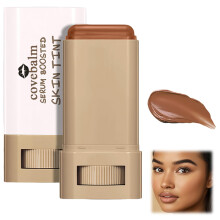 Covebalm Beauty Skin Tint voor Zwarte Vrouwen, Covebalm Foundation Stick, Serum Geïntensiveerde Tinted Balm