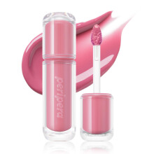 Peripera Mood Glowy Tint, Acabado Brillante, Color Fresco, Ligero, Duradero, Tinte Labial Coreano (10 BARE PINK)