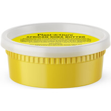 Plant Guru Rohes Afrikanisches Sheabutter 8 oz. 100% Rein Natürlich Unraffiniert GELB - Ideal für trockene Haut, Körper, Gesicht und Haarwachstum.