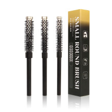 3 Pcs Small Round Brush Set for Blow Drying, 3/7 1/2 5/8 Inch Barrel Hair Brush with Soft Bristles Style Volumize Hair Brush for Women Men Short Hair,