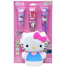 Hello Kitty Lippenbalsam Set mit Umhängetasche, Zuckerwatte und Blaubeere