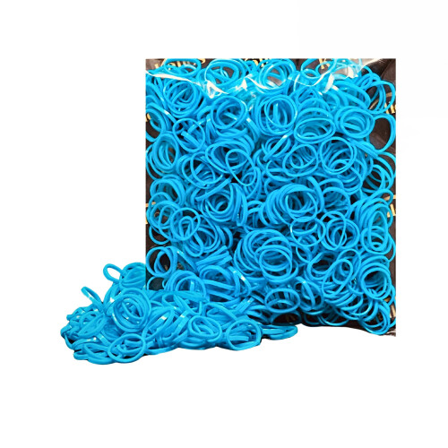 500 Elastici per Capelli in Gomma - 22mm, Resistenti e Antiscivolo per Tutte le Età
