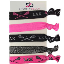 Fermagli per Capelli Lacrosse per Ragazze - 5pc Accessori Senza Pieghe, Regali per Squadre LAX