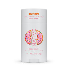 Native Deodorant | Limitierte Dunkin Donuts Edition | Aluminiumfrei mit Backpulver, Probiotika, Kokosöl und Sheabutter | Strawberry Frosted 2.65oz