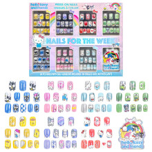 Hello Kitty und Freunde 84 Teile Glitzer-Glamup & Metallic Druck-Nägel Set für Kinder