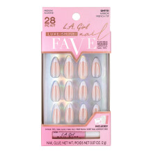 L.A. Girl Luxe Shine Nagelfavoriter Nageltips, Spegel Fransk GNT731G