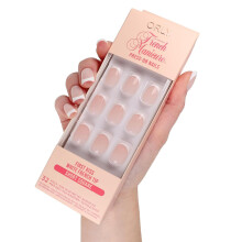ORLY Press On Nails | Almond, Square, French Tip, Short, Long Designs (First Kiss French Tip (Short Square))