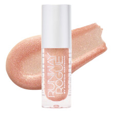 Runway Rogue Aceite Labial Cargado, Hidratante y Voluminizador, Brillo Nude Perla, Champagne Toast