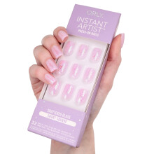 ORLY Press On Nails | Almond, Square, French Tip, Short, Long Designs (Shattered Glass (Short Square))
