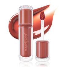 Peripera Mood Glowy Tint, Acabado Brillante, Color Fresco, Ligero, Duradero, Tinte Labial Coreano (20 BROWN YAKGWA)