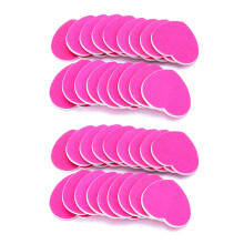 50 Stuks Nagelvijl Hartvormige Dubbelzijdige Mini Buffer Blok voor Polijsten van Nagels (50Pcs)