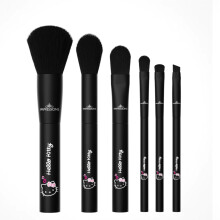 Impressions Vanity 6 St. Hello Kitty Just Slay Makeup Brush Set, Super Söta Mjuka Borstar för Makeup
