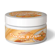 MOBETTER GEUR OLIE Perziken & Room 8 Oz Lichaamsboter Unisex