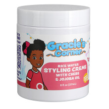 Gracie's Corner Rijstwater Stylingcrème Met Chebe & Jojoba-olie 8oz