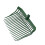 Shires Plastic Scheermes Fork Kop (Donkergroen) 1